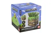 Paladone 11cm Minecraft Grass Ceramic Block Pen & Plant Pot Bedside Table Decor