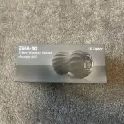 Zyllion Vibrating Peanut Massage Ball - Rechargeable Muscle Roller for Trigger P