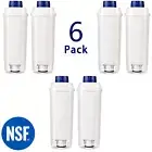 6PACK For Delonghi Coffee Machine Water Filter DLSC002 SER3017 5513292811