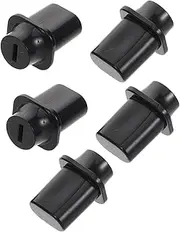 BAZEITFLOW Pcs Guitar Knob Caps Electric Bass Guitar Toggle Tips Plastic Potentiometer Knobs Stylish Tone Control