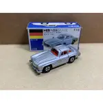 TOMICA 日本製 藍盒 NO.F19 MERCEDES BENZ 300SL 賓士 銀色 鷗翼 跑車 絕版