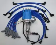 small cap FORD 5.0L 302 EFI to Carb Conversion HEI Distributor +SPARK PLUG WIRES