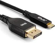 Club3D CAC-1559 USB Type-C to DisplayPort DP80 Bi-Directional VESA Certified Cable 1m