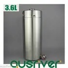 304 Stainless Steel 3.6L Beer Keg Mini Growler Homebrew Wine Brewing Xmas Gift