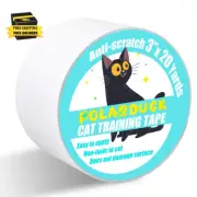 Anti Cat Scratch Tape, 3 Inches X 20 Yards Cat Training Tape, 100% Transparent C