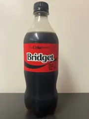 2025 Share a Coke with BRIDGET Personalized Coca-Cola Zero Bottle 20 oz Sealed
