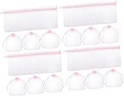 HOMOCONO Elegant Organza Favor Bags Drawstring Mesh Bags for Party Favors Wedding Bridal Shower Christmas New Year Easter Party