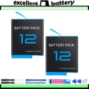 2x 2000mAh Replacement For GoPro Enduro Battery HERO12
