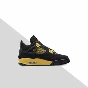 【NIKE 耐吉】Air Jordan 4 Retro Thunder 黑黃 雷神 DH6927-017