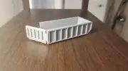 Custom 1/50 Scale 20YD Roll Off Dumpster With Opening Door In Grey
