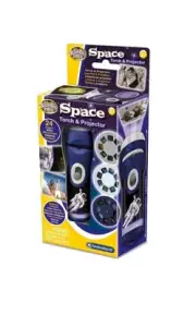 Brainstorm Toys: Space Torch & Projector Stars and Planets Flashlight Projector