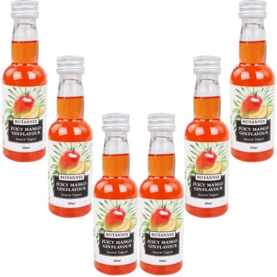 6X Spirits Unlimited Botannix Gin Mango 50ml Home Brew Essence Flavouring