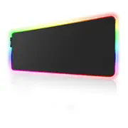RGB Gaming Mouse Pad Large Size Colorful Luminous for PC Computer Desktop 7 Colors LED Light Desk Mats Deskpad Keyboard Pads