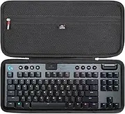 FBLFOBELI EVA Hard Carry Case for Logitech G915 TKL 80% Compact 87 Key Tenkeyless Lightspeed Wireless RGB Mechanical Gaming Keyboard (Case Only)