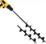Power Garden Spiral Plant Auger Earth Planter Drill Bit Post Hole Digger AU