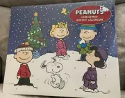HTF NEW Peanuts Christmas Advent Calendar Snoopy Charlie Brown Linus Lucy Sally