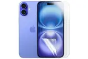 2pcs Soft PET Film Screen Protector Guard for Apple iPhone 16 PLUS Front Bulk