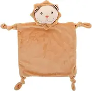 Soft Breathable Security Blanket for Boy Girl Cartoon Lion Soothing Towel Versatile Blanket for Newborn Lightweight and Washable for Teething and Sleep Companion