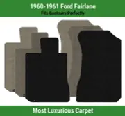 Lloyd Luxe Front Row Carpet Mats for 1960-1961 Ford Fairlane