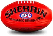 Sherrin AFL Super Soft Touch Football Red Size 1