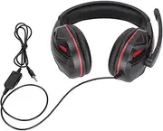 Gaming Headset Noise Cancelling Over Ear Mute Function 3.5mm Plug Wired Headphone with Mic for PC