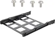 Angoily 3pcs HDD Bracket Hard Drive Holder Computer Stand Computer Tray Computer Hard Drive HDD Hard Drive Tray SSD Hard Drive Tray Hard Disk Mounting Bracket Computer Holder Black Plastic