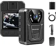 CAMMHD 4K Body Camera Wearable, 32GB Pocket Video Camera with 12H Battery, IP68 Night Vision Body Cam for Police Patrol Personal Security Travel Sports