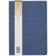 Otto A5 Herringbone Notebook 192 Pages Navy