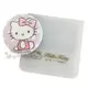 小禮堂 Hello Kitty 手套型氣墊粉撲《紫.點點.側坐》BB.CC霜.氣墊粉餅專用