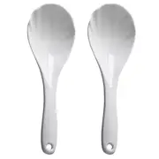 2pcs Reusable Rice Spoons Indoor Rice Spoons Nonstick Spoons Rice Paddles
