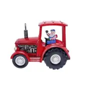 Cotton Candy - Xmas W-s Tractor W Santa Red from Tates Toyworld