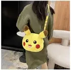 m24S Pokémon Pikachu Fluffy Bag 21cm x 16cm Kids Cartoon Shoulder Bag