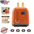 LCD Countdown Motorized Toaster - 9 Shade Settings for Toast, Bagels, Waffles