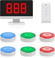 ECGOIOE Game Show Buzzer System Family Feud Buzzer Add Up to 32 Buttons 262ft Jeopardy Buzzers for Classroom School Competition