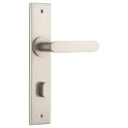 Bronte Lever Satin Nickel Chamfered Backplate