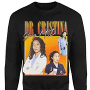 DR CRISTINA YANG Homage Sweatshirt For Greys Fans CrewneckHoodie sweatshirt