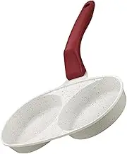 Handheld Pancake Skillet Egg Fryer Non Stick Omelette Pan for Quick Breakfasts Compact Design for Easy Cooking Cleaning for Eggs Burgers The Go