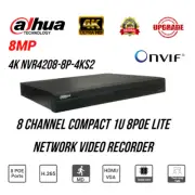 Dahua 8 Channel 8PoE 4K NVR4208
