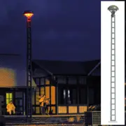 Busch 4114 HO Scale Mushroom-Top Platform Light with Lattice Mast