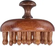 FOMIYES Portable Wooden Scalp Brush Durable Scalp Massager for Home Office Travel Increases Blood Flow for Healthy Hair Roots Convenient Stylish Massage Tool Single Unit