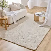 Pebbles Beige Large Wool Floor Rug [HABLPEBBL16A]