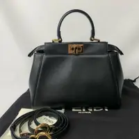 在飛比找PopChill優惠-[二手] FENDI Mini Peekaboo手提斜背包