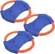 Dog Toy Ball Thrower Launcher 3pcs Puppy Playing Wear-Resistant Dog Toy for Puppy Training Plate Random