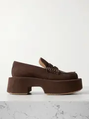 [JW Anderson] JW Anderson - Suede Platform Loafers - Brown - IT38 IT 38 Brown