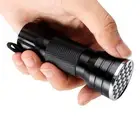 Useful Flashlight Torch 21LED Alloy Blacklight Outdoor Press Switch Tail UV