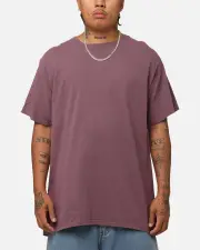 [CULTURE KINGS] Culture Kings Basic T-shirt Wine - Size L L Wine