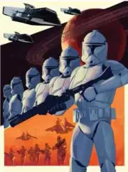 Star Wars Attack of the Clone Genosis Stormtroopers Poster Print Art 18x24 NEW