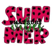 Sublimation Print Summer Vibes Watermelon Ready To Press Heat Transfer