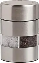 Olde Thompson Stainless Steel Pepper Salt Mill 2-in-1 Combo-5080-00, 4-inch, Silver