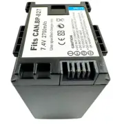 High-Capacity Battery for Canon BP-827 BP-819 Vixia HFM31 HG21 HFM32 +Microfiber